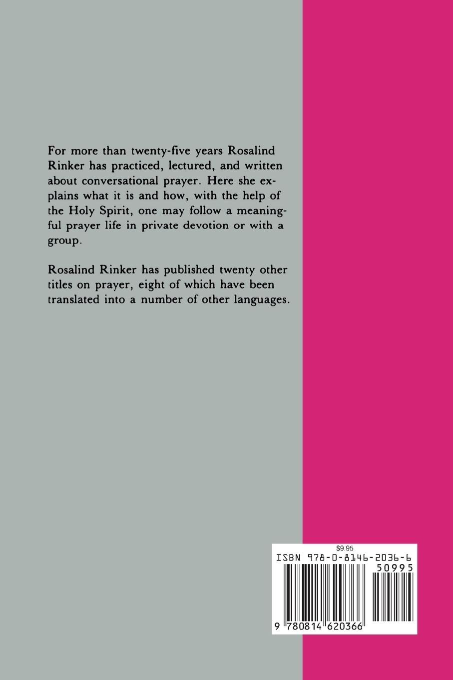 Rückseitencover Learning Conversational Prayer