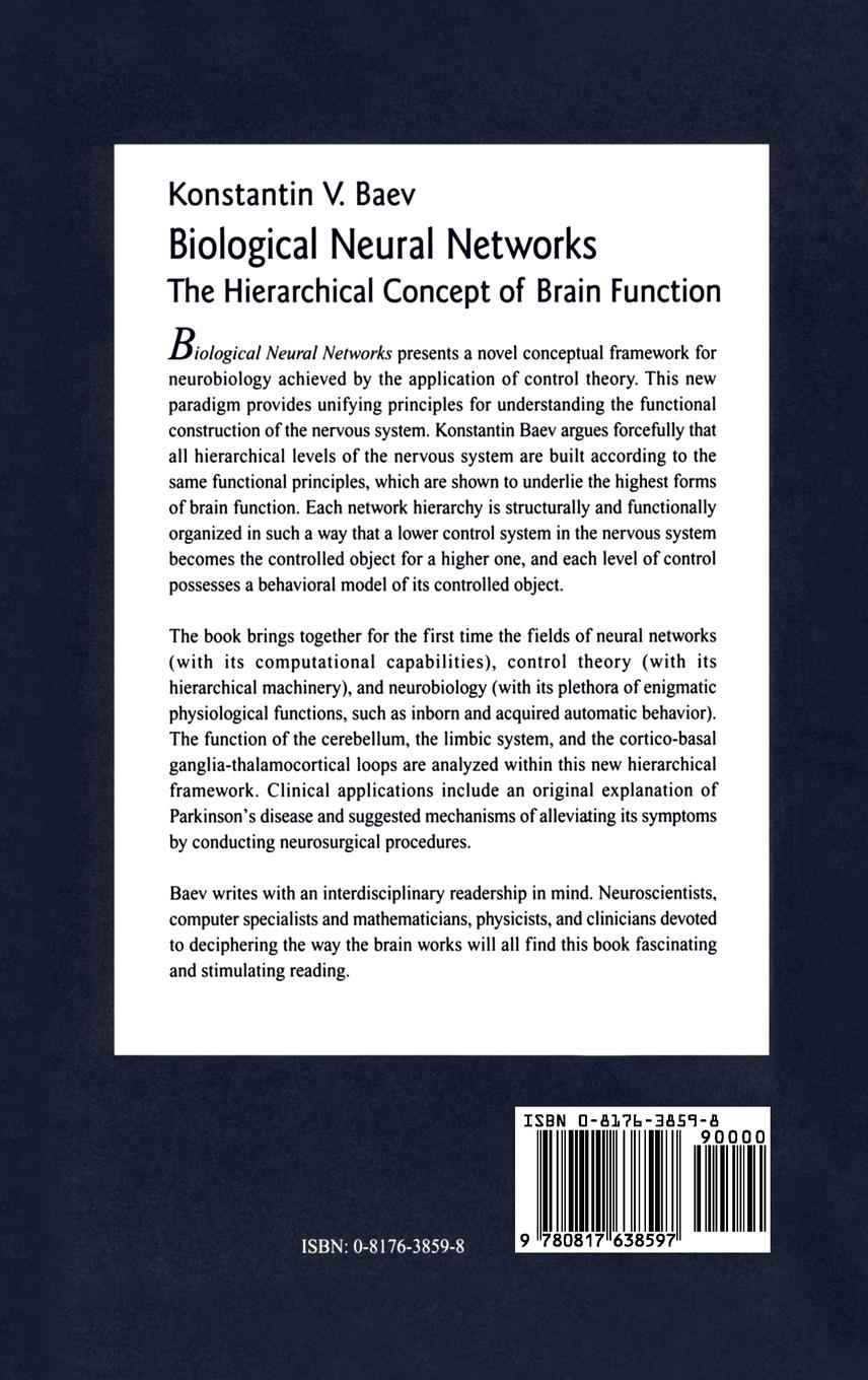 Rückseitencover Biological Neural Networks: Hierarchical Concept of Brain Function