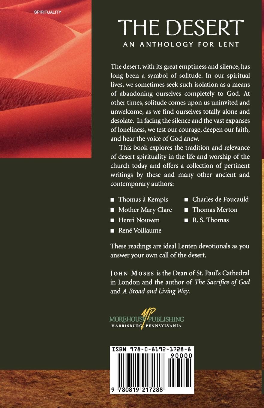 Rückseitencover The Desert An Anthology for Lent