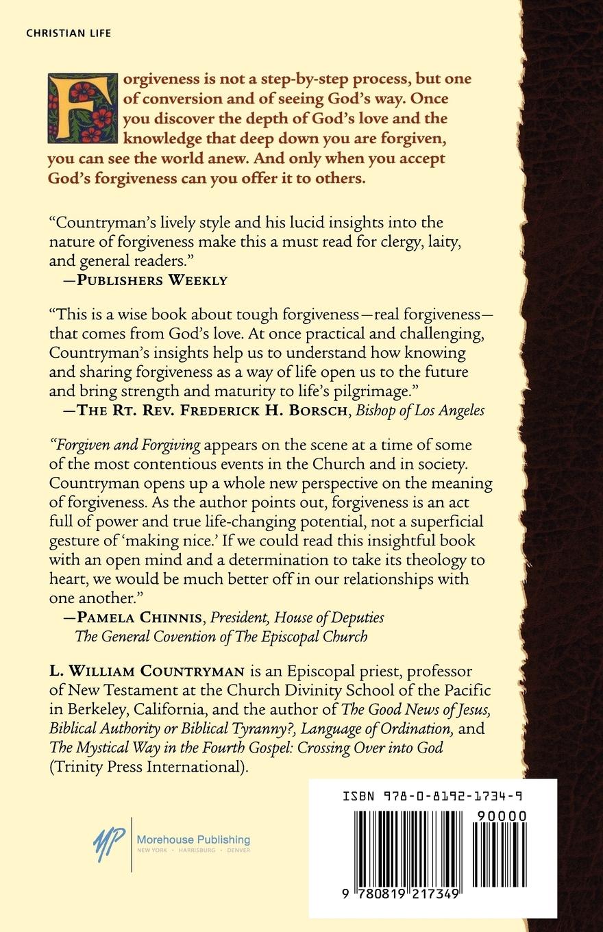 Rückseitencover Forgiven and Forgiving