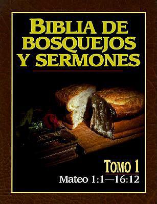 Vorderes Coverbild Biblia de Bosquejos y Sermones-RV 1960-Mateo 1:1-16:12