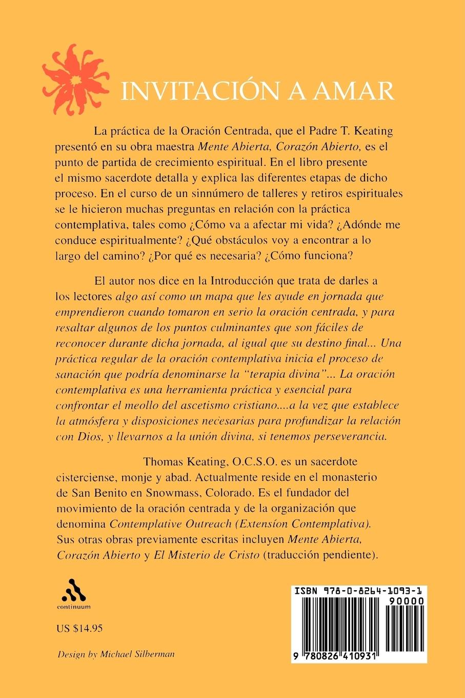 Rückseitencover Invitacion a Amar