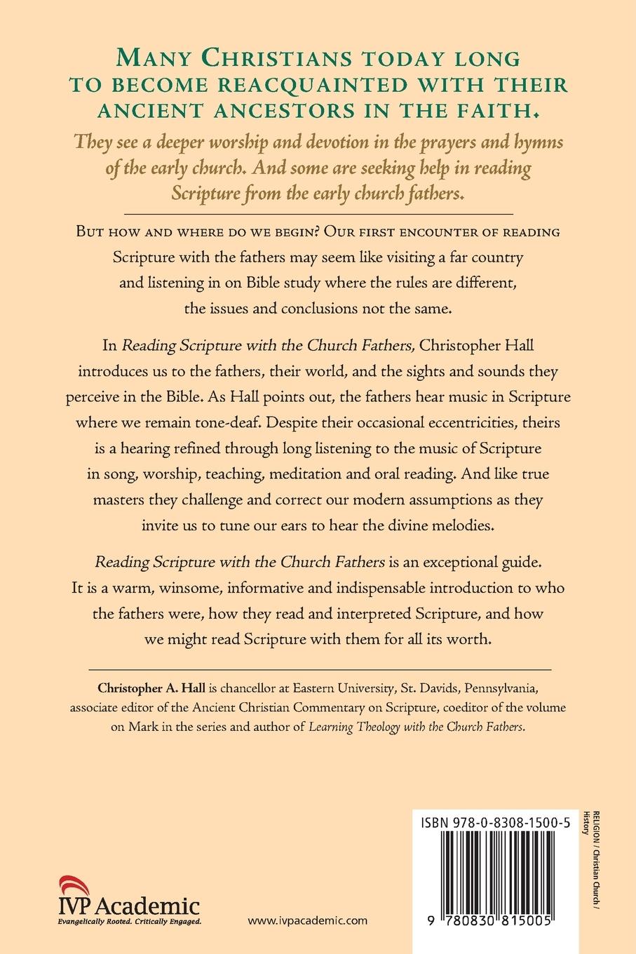 Rückseitencover Reading Scripture with the Church Fathers