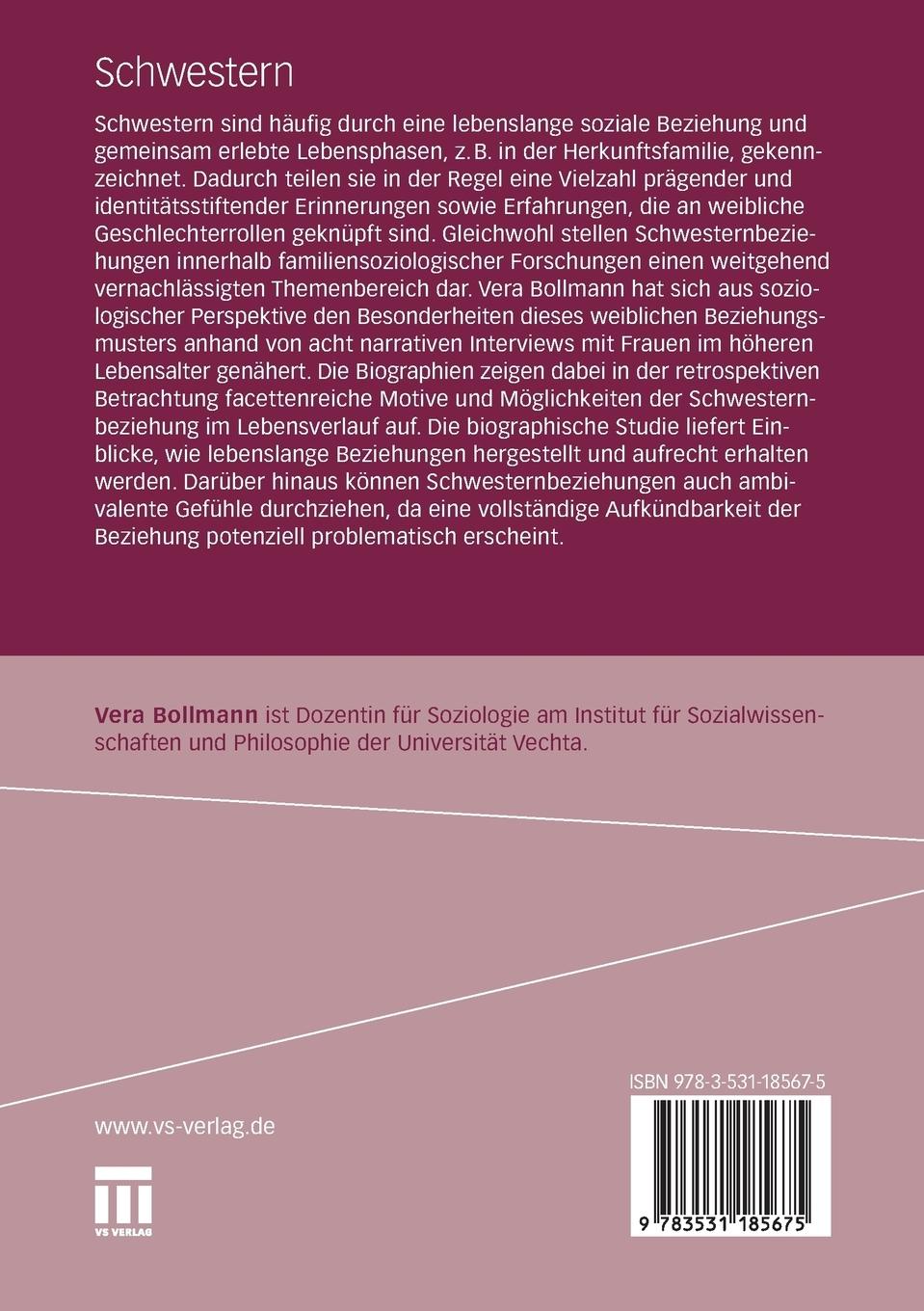 Rückseitencover Schwestern