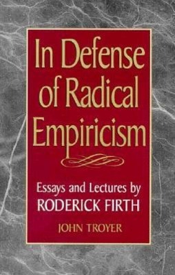 Vorderes Coverbild In Defense of Radical Empiricalism