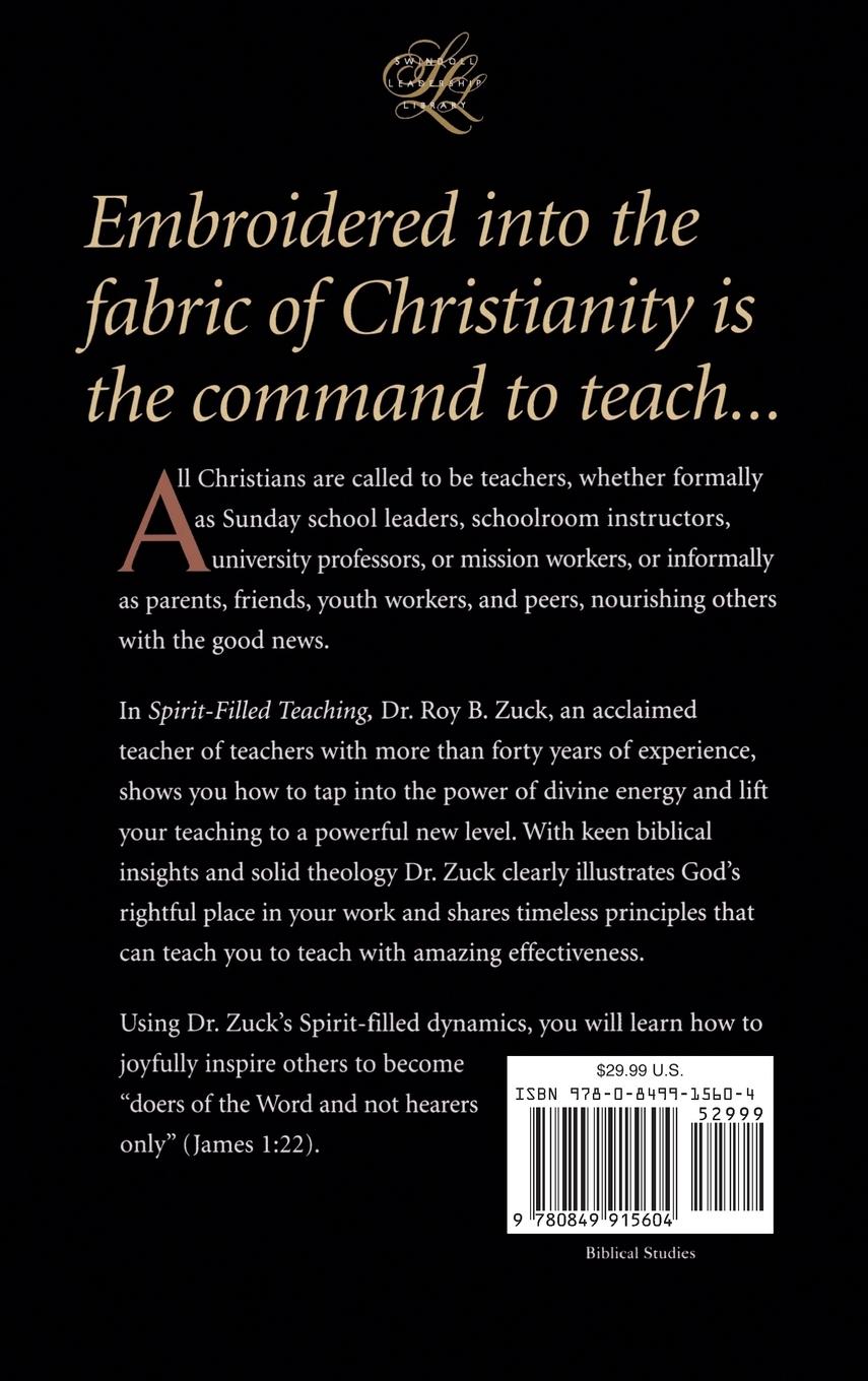 Rückseitencover Spirit-Filled Teaching