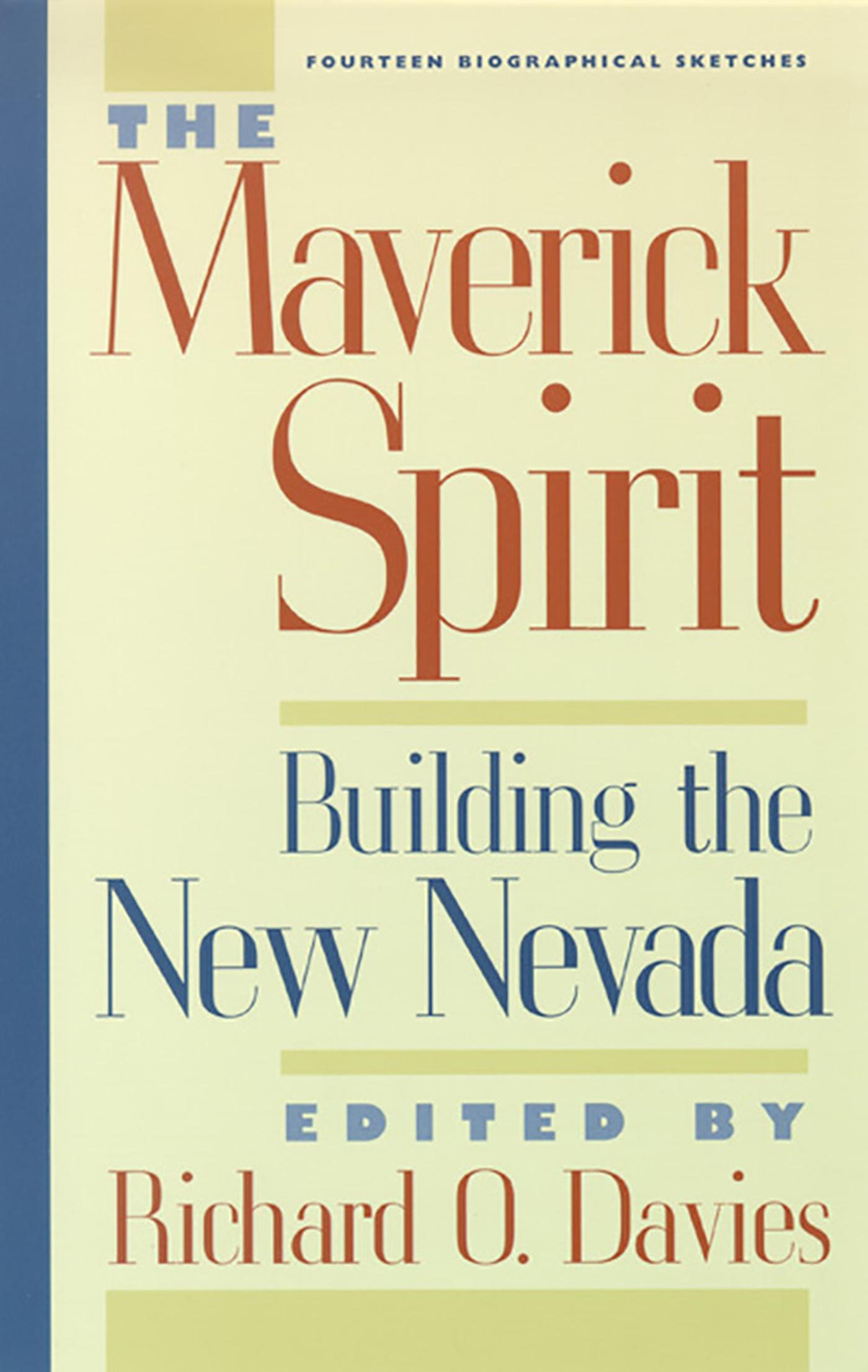 Vorderes Coverbild The Maverick Spirit: Building the New Nevada