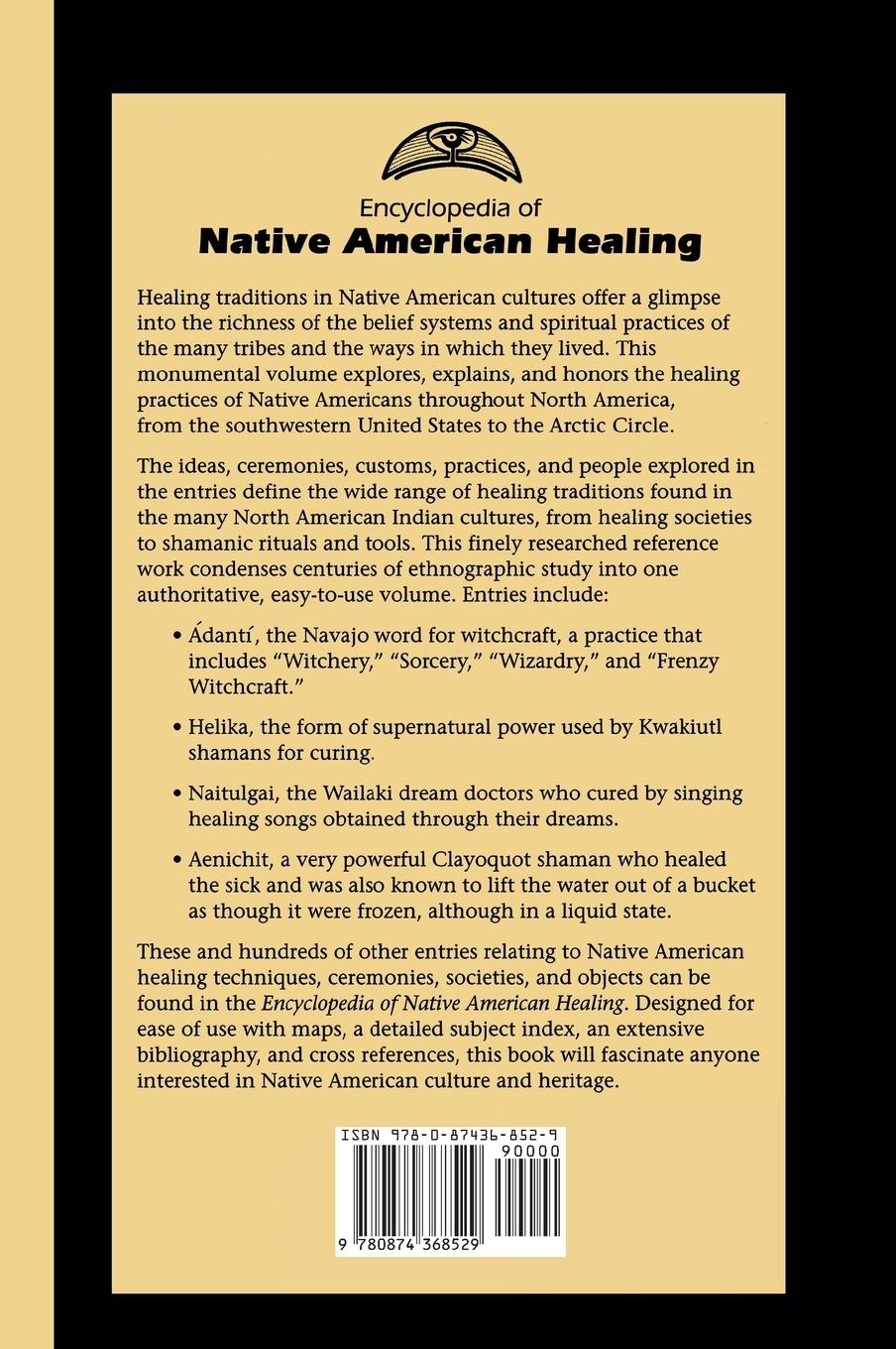 Rückseitencover Encyclopedia of Native American Healing