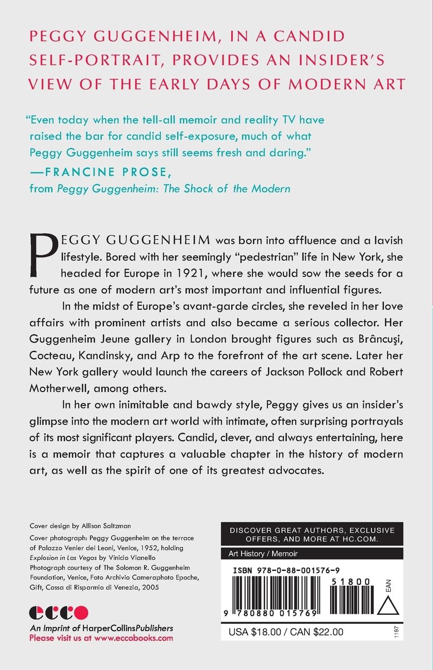 Rückseitencover Confessions of an Art Addict