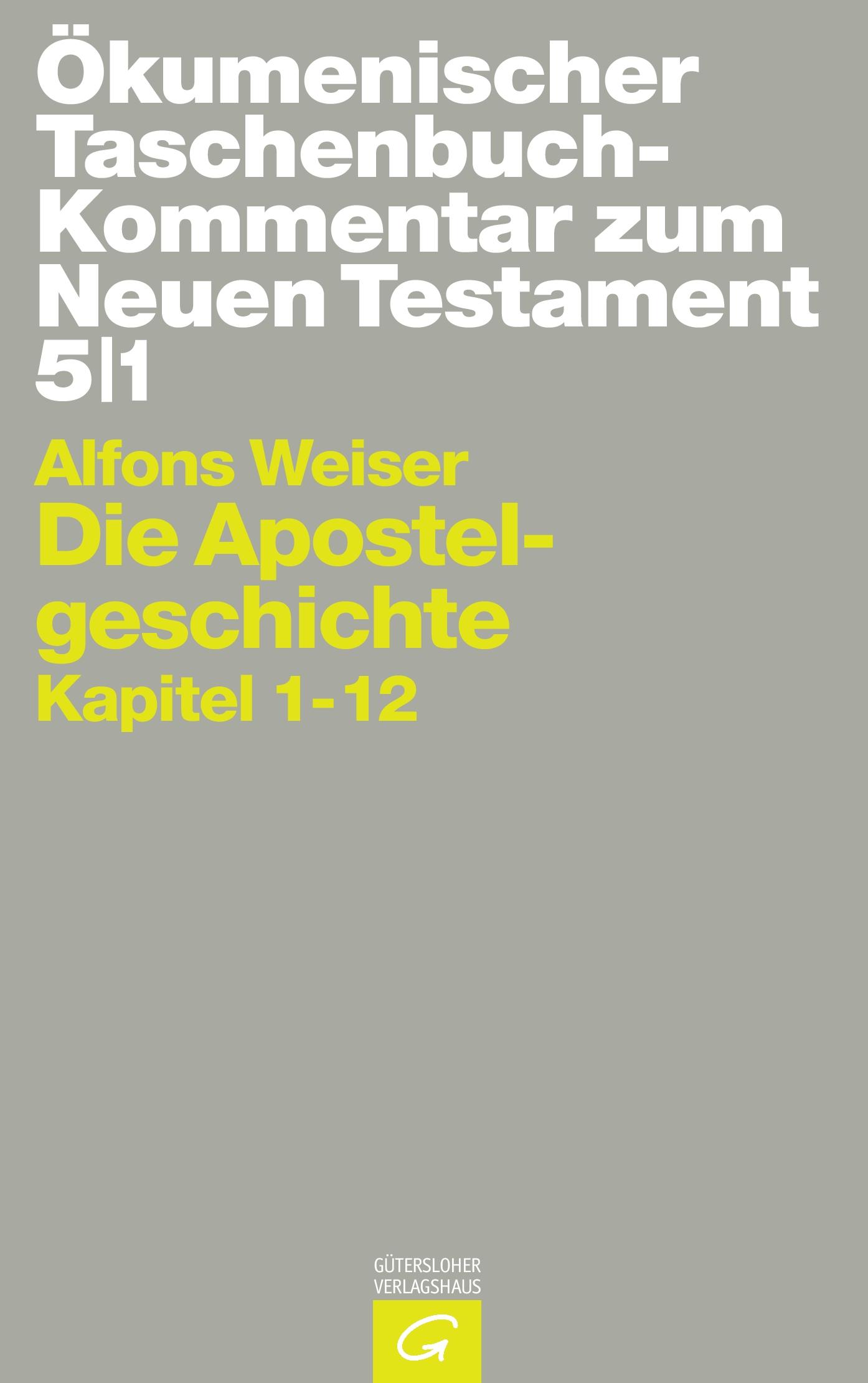 Vorderes Coverbild Die Apostelgeschichte
