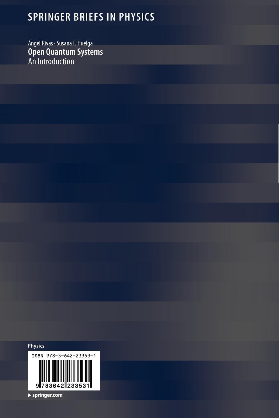 Rückseitencover Open Quantum Systems