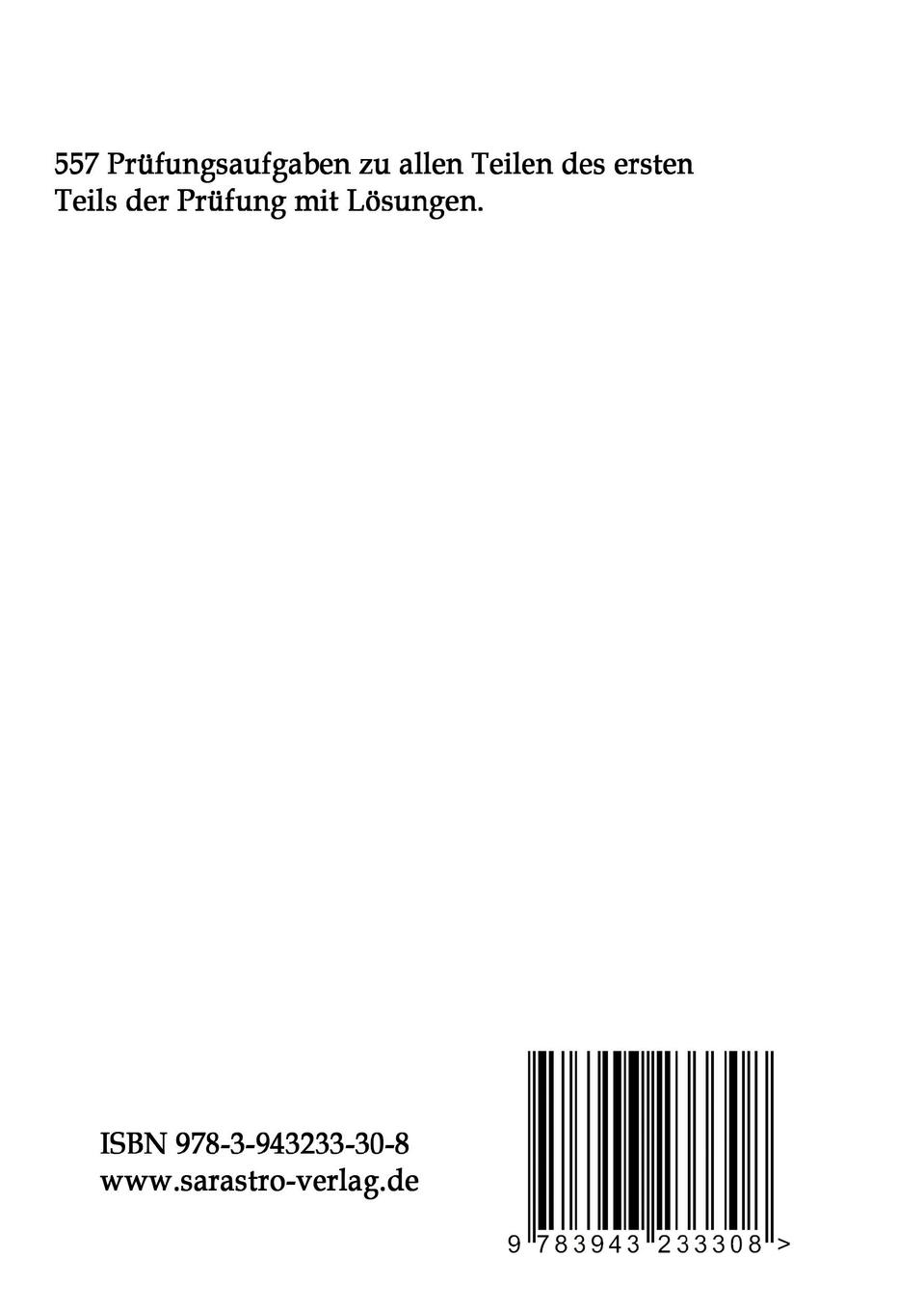 Rückseitencover 250 Fragen zum Tierpflegemeister