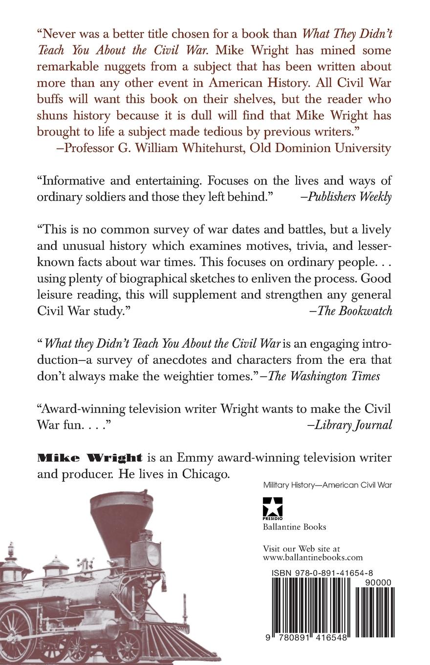 Rückseitencover What They Didn't Teach You About the Civil War