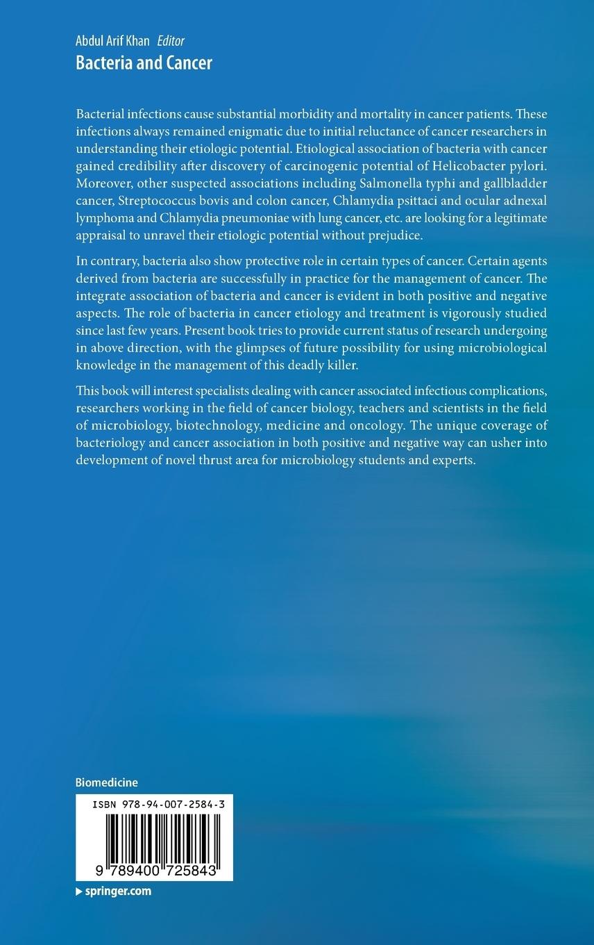 Rückseitencover Bacteria and Cancer