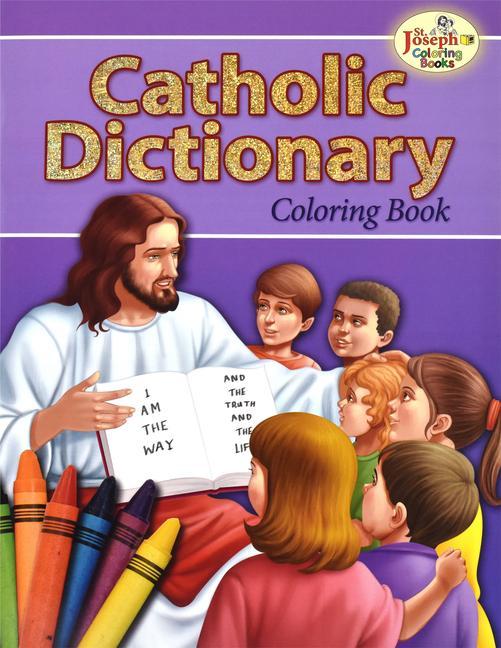 Vorderes Coverbild Catholic Dictionary Coloring Book