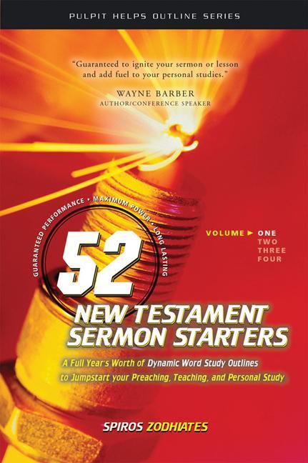 Vorderes Coverbild 52 New Testament Sermon Starters Book One