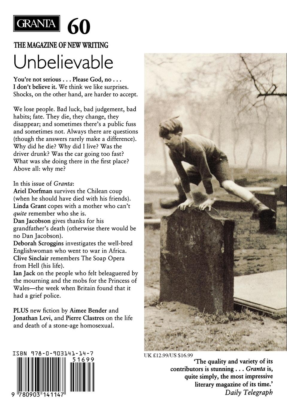 Rückseitencover Granta 60