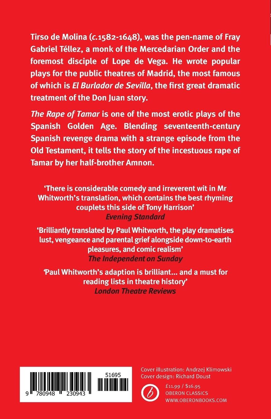 Rückseitencover Rape of Tamar