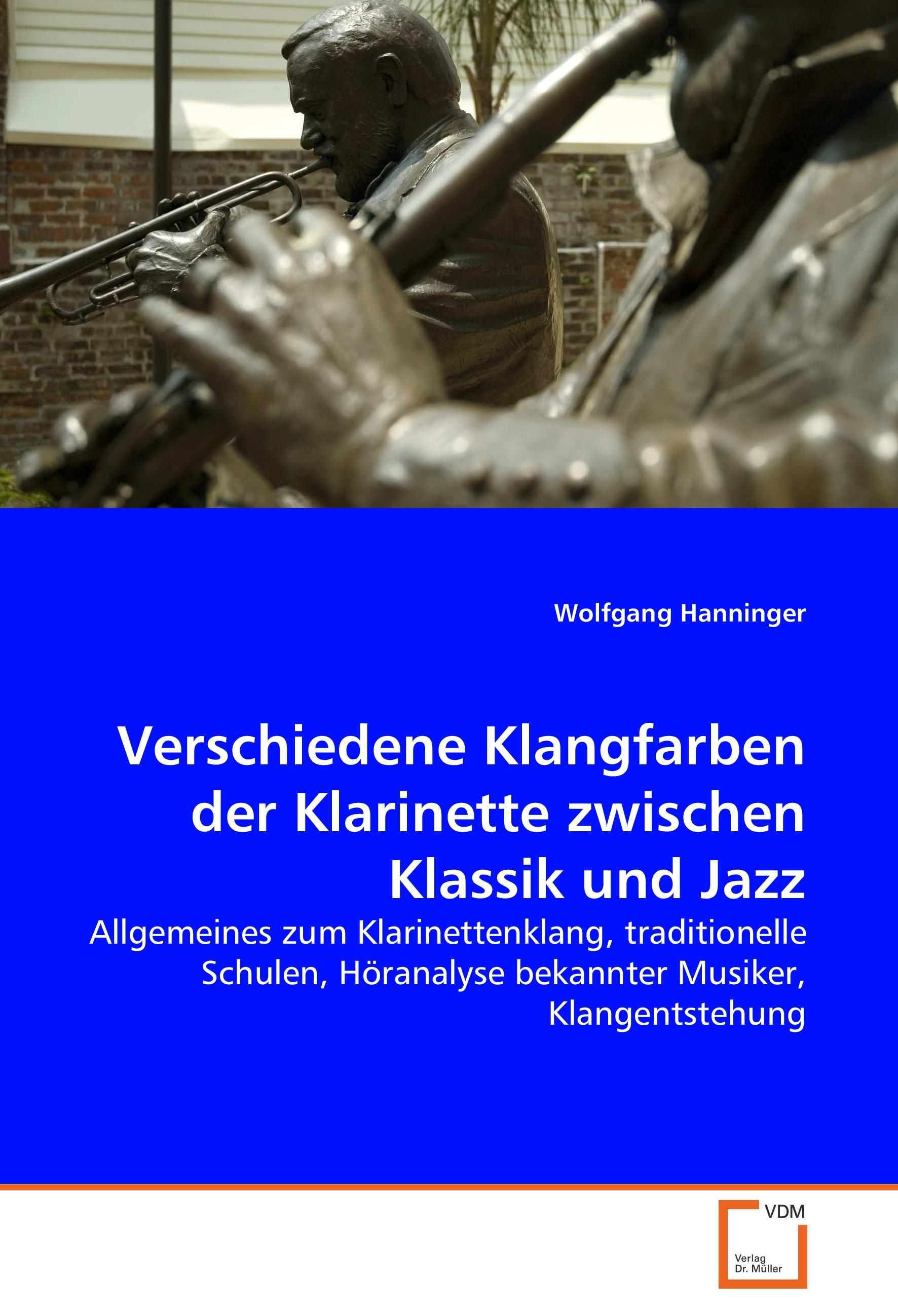 Vorderes Coverbild Verschiedene Klangfarben der Klarinette zwischen Klassik und Jazz