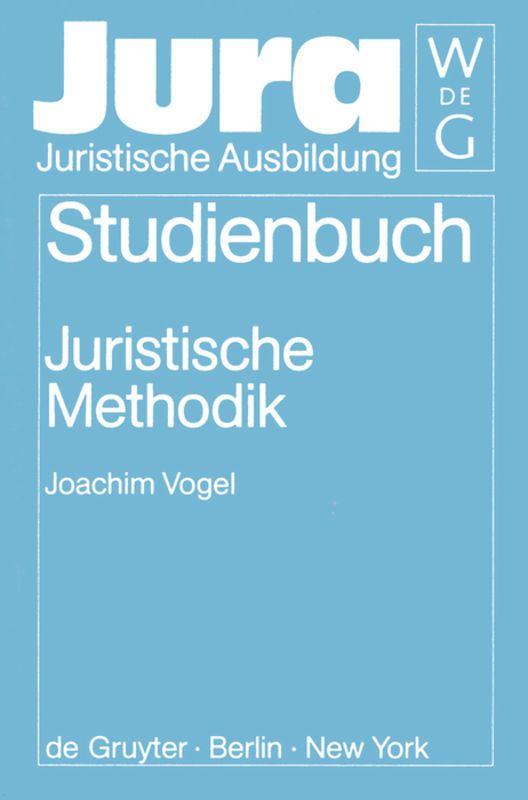 Vorderes Coverbild Juristische Methodik