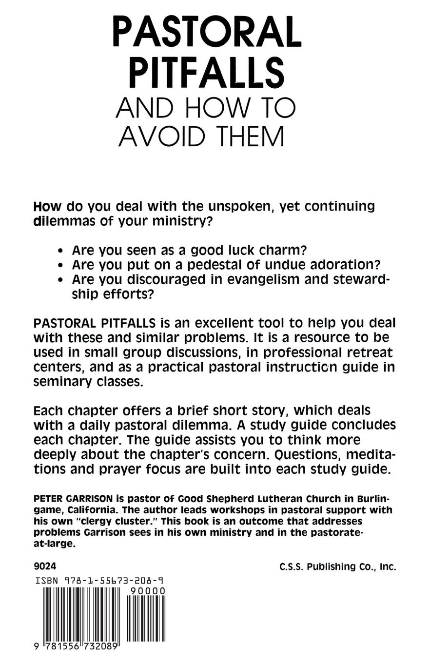 Rückseitencover Pastoral Pitfalls & How to Avo