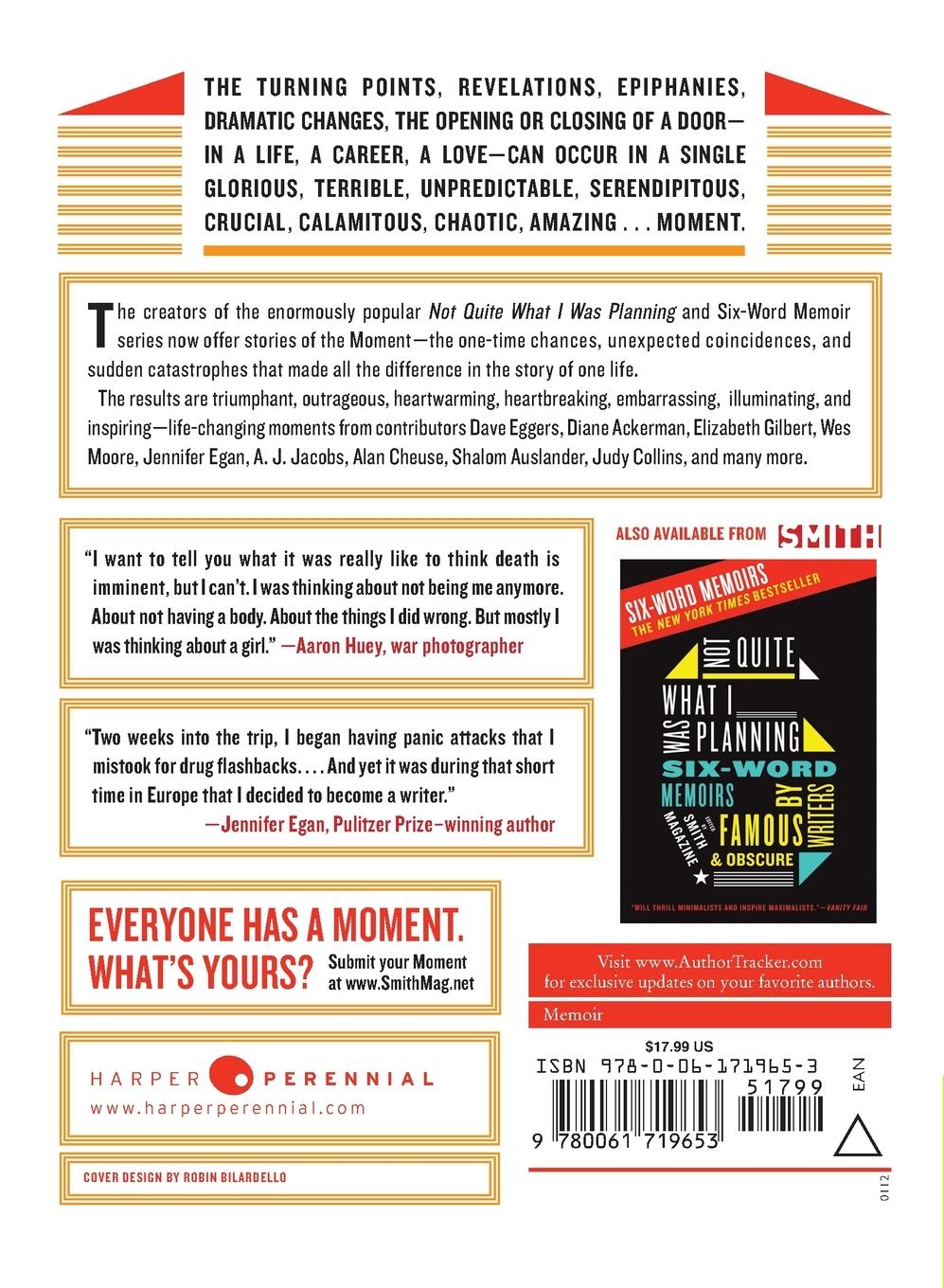 Rückseitencover The Moment