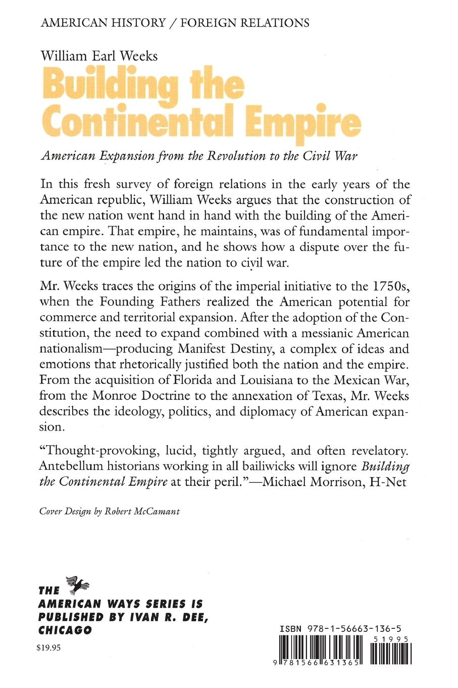 Rückseitencover Building the Continental Empire