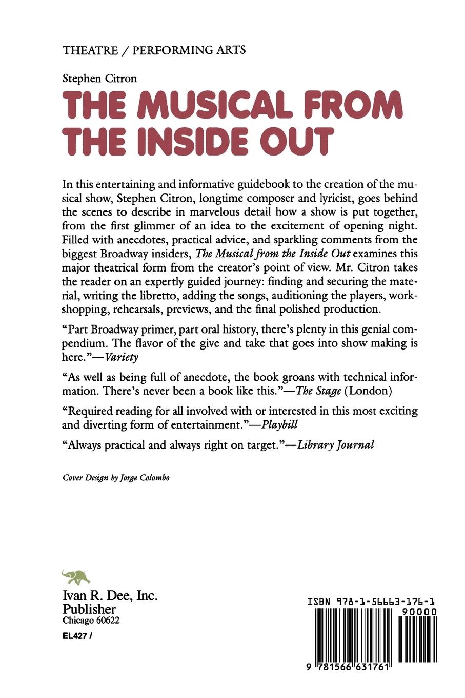 Rückseitencover Musical from the Inside Out