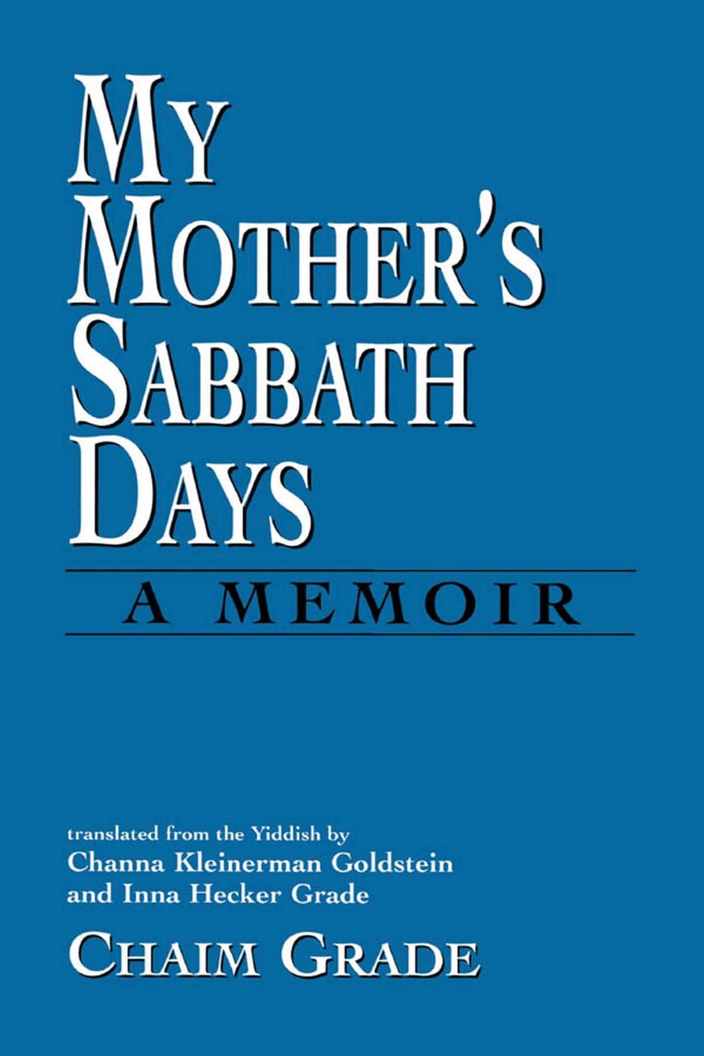 Vorderes Coverbild My Mother's Sabbath Days