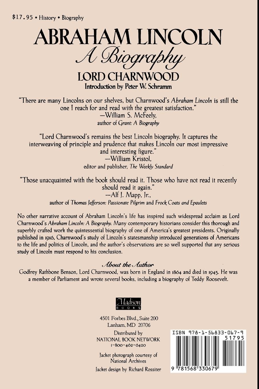 Rückseitencover Abraham Lincoln