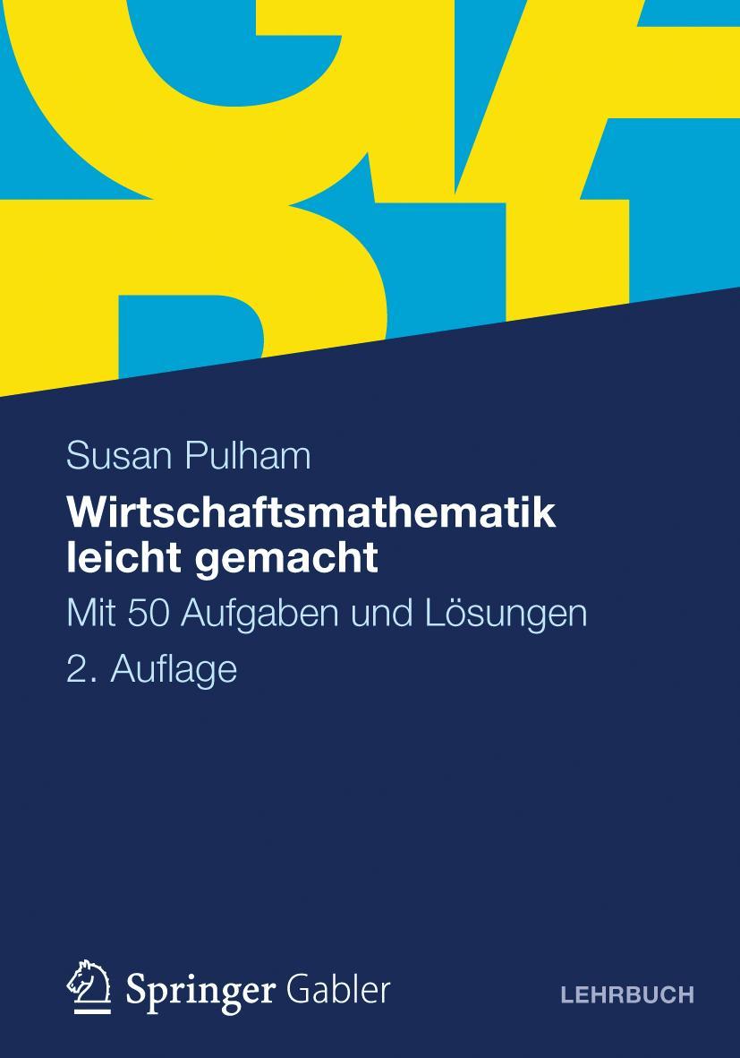 Vorderes Coverbild Wirtschaftsmathematik leicht gemacht