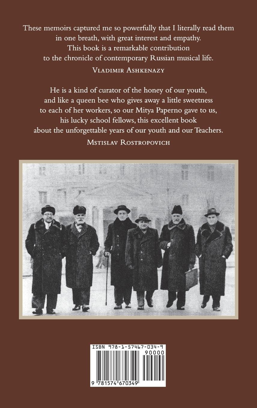 Rückseitencover Notes of a Moscow Pianist