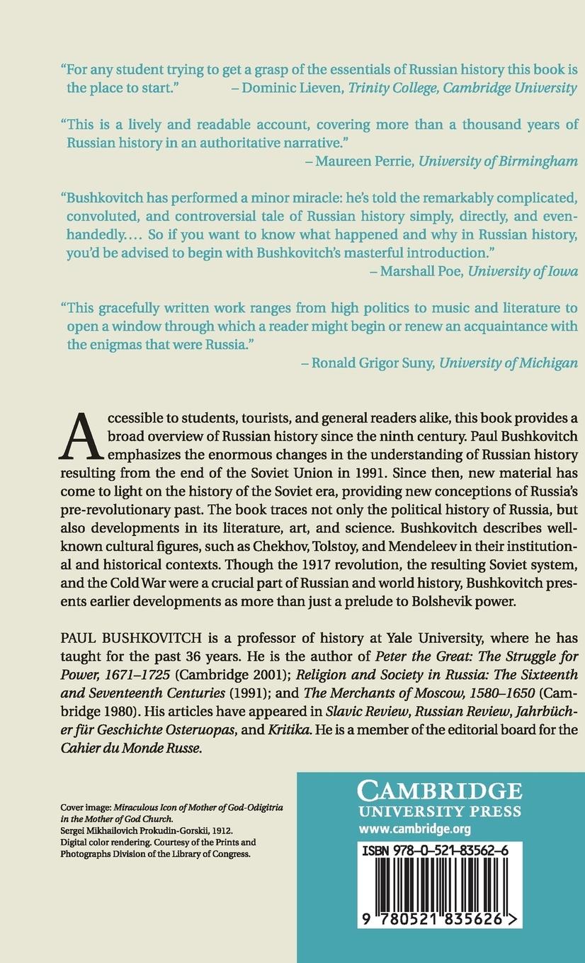 Rückseitencover A Concise History of Russia