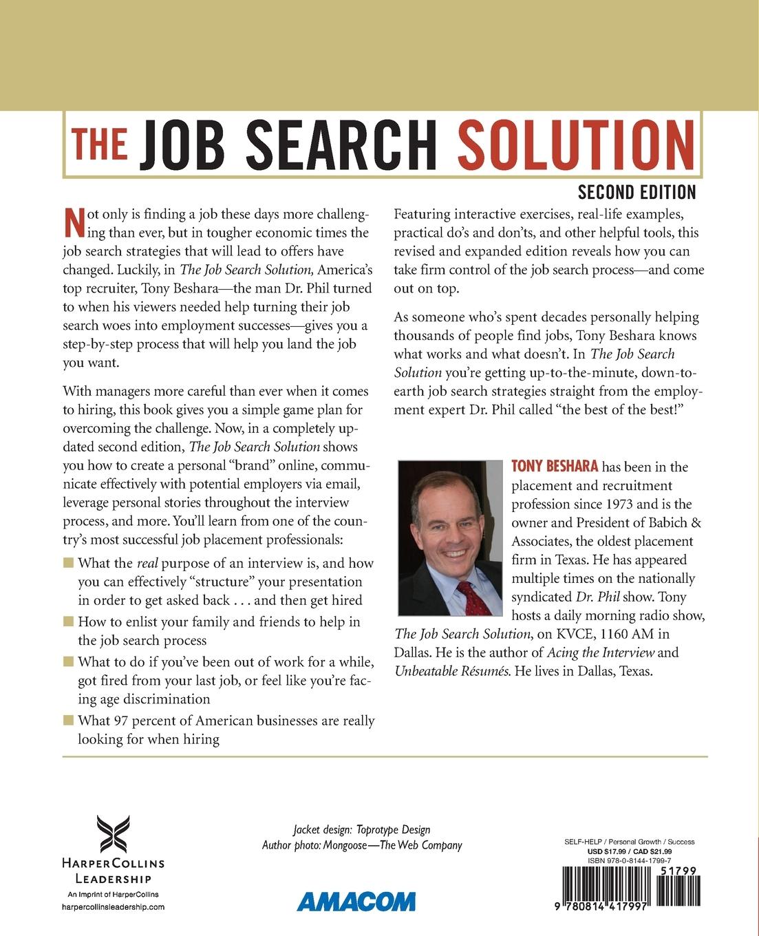 Rückseitencover The Job Search Solution
