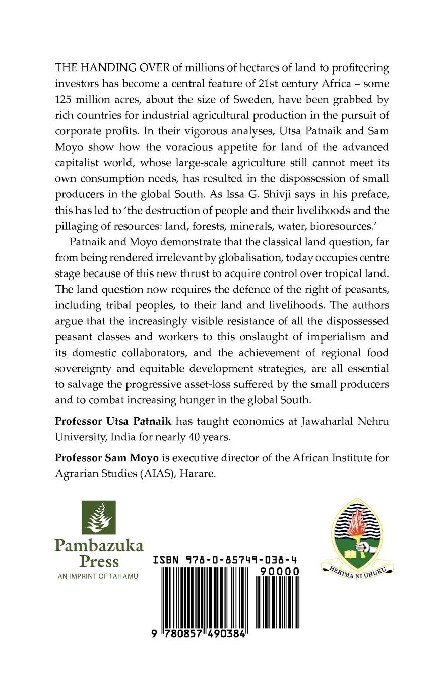 Rückseitencover The Agrarian Question in the Neoliberal Era