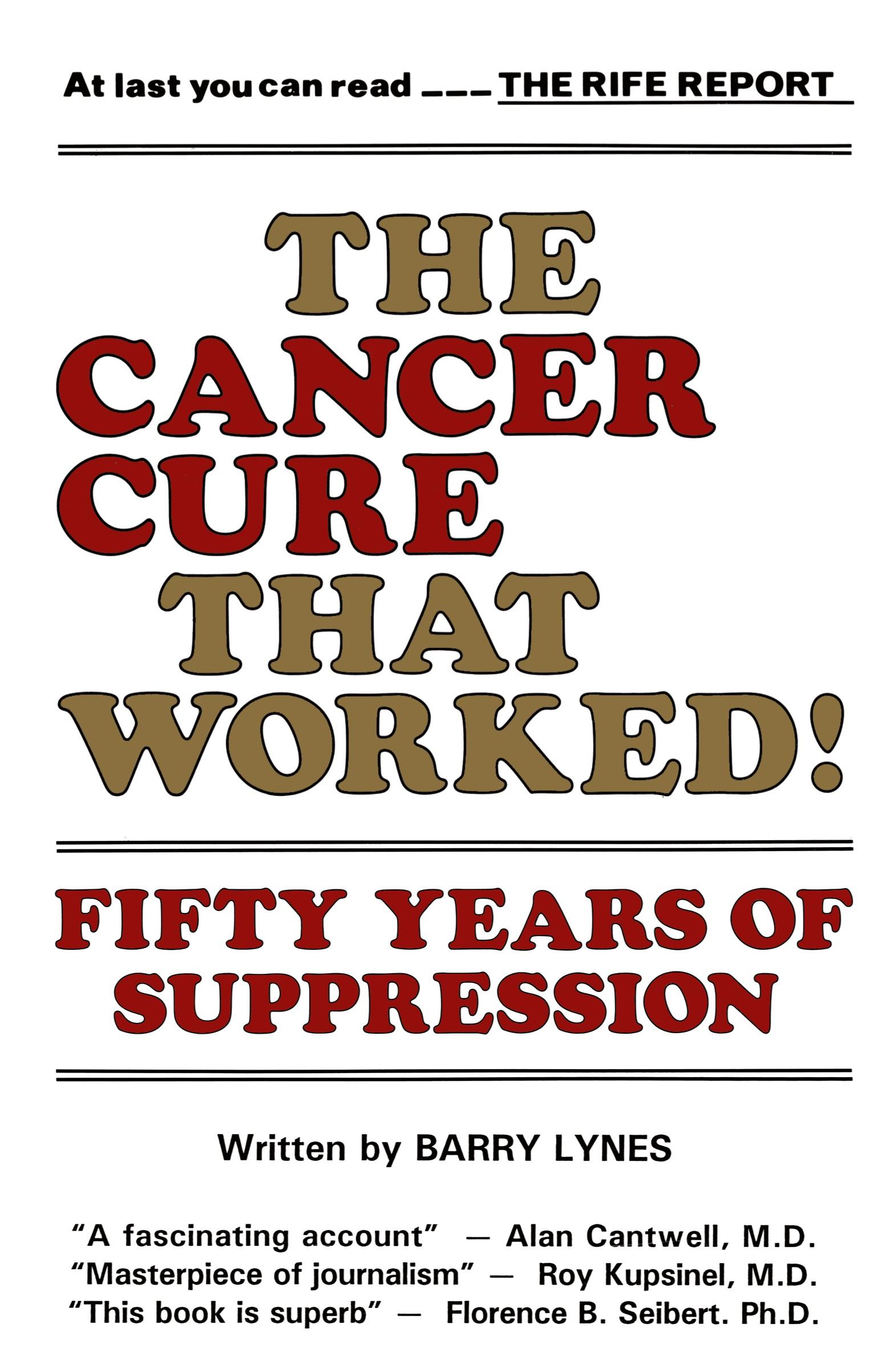 Vorderes Coverbild The Cancer Cure That Worked!