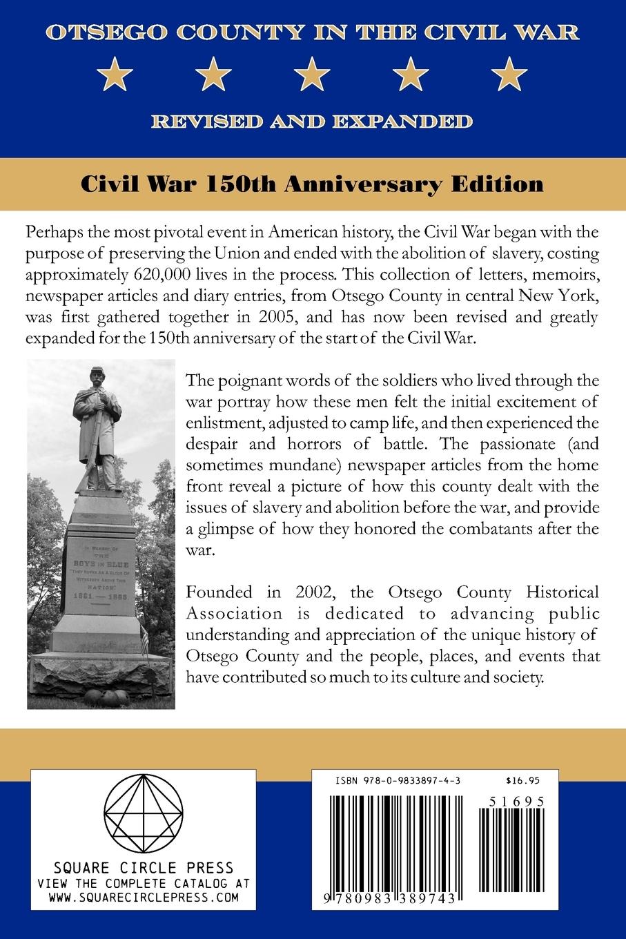 Rückseitencover Otsego County in the Civil War: Firsthand Accounts of War Experiences