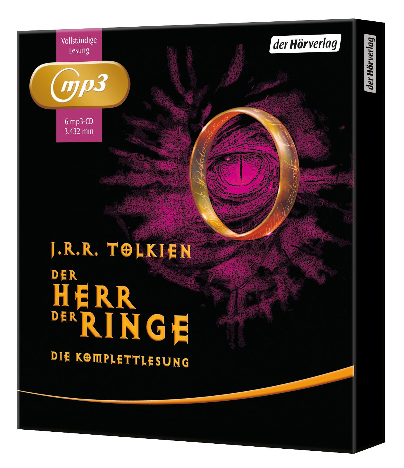 Vorderes Coverbild Der Herr der Ringe. Die Komplettlesung