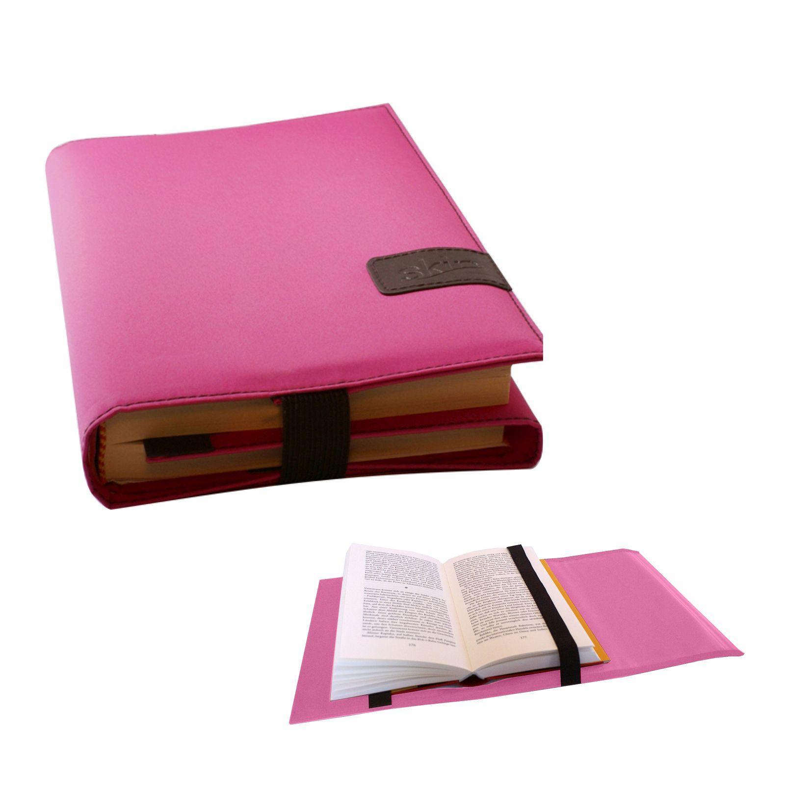 Vorderes Coverbild BookSkin hot pink