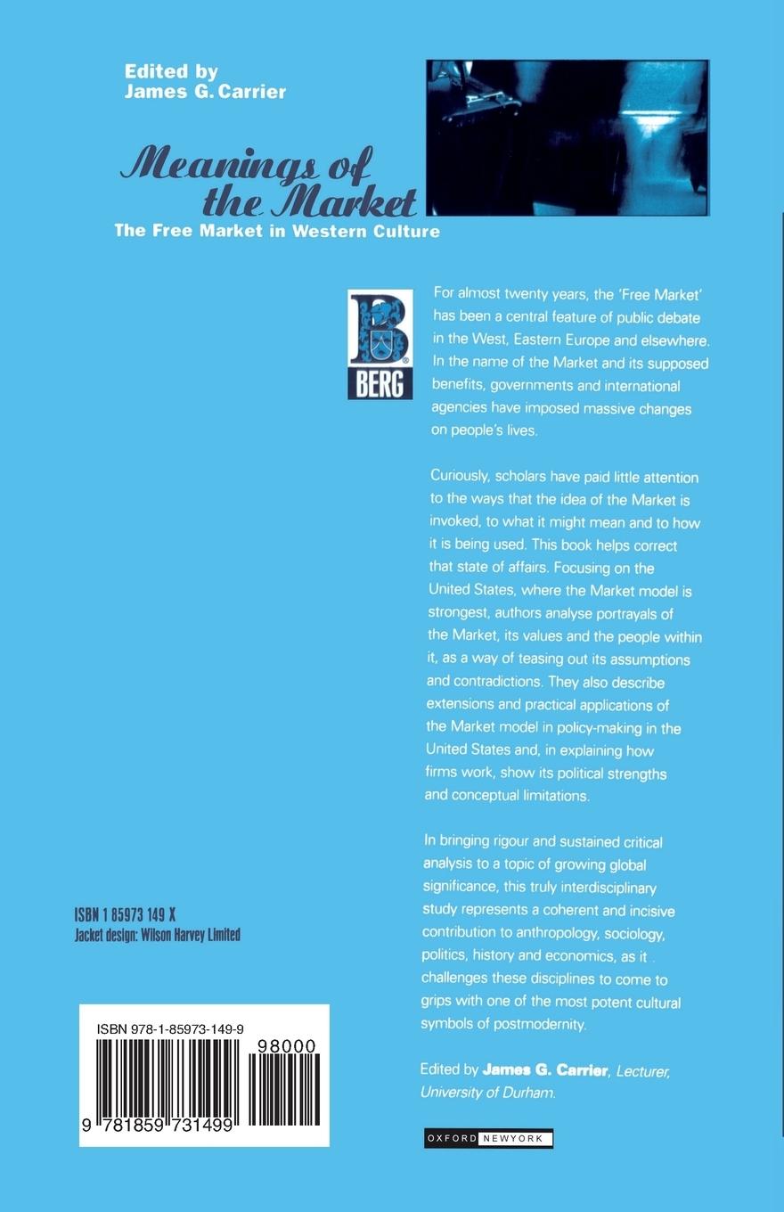 Rückseitencover Meanings of the Market