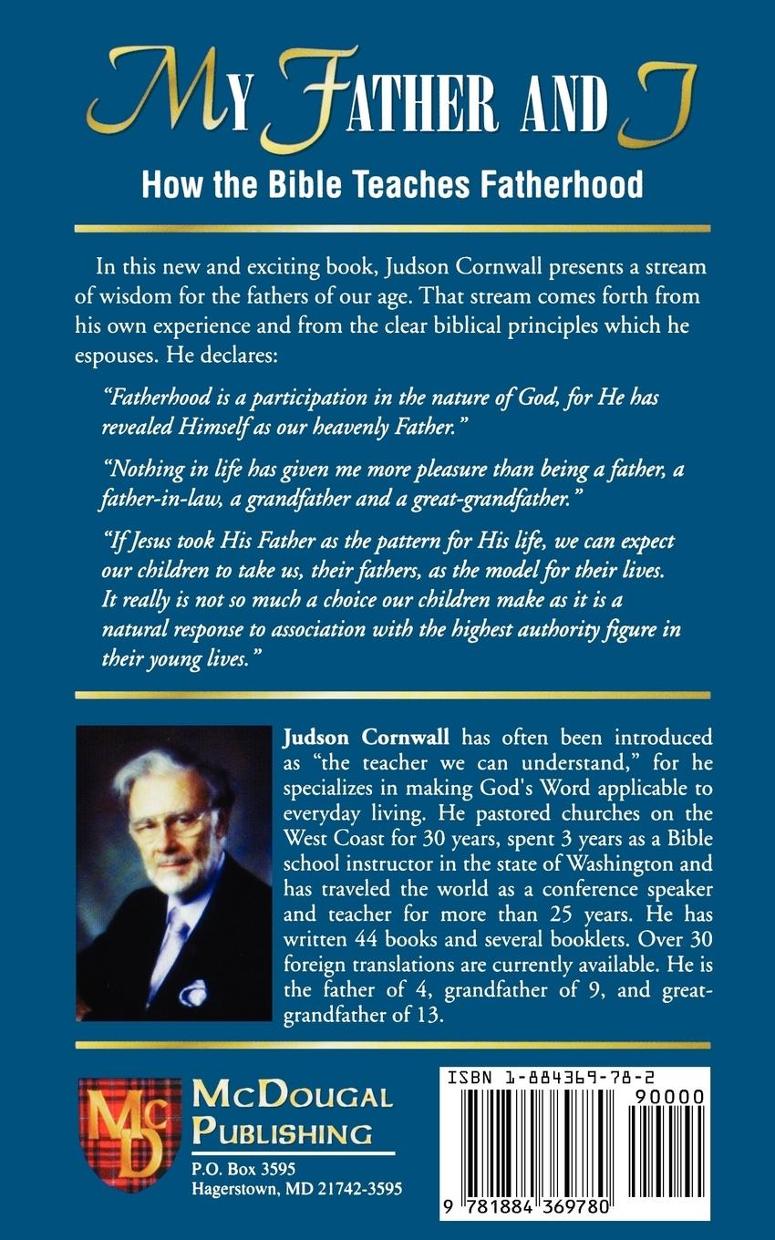 Rückseitencover My Father and I