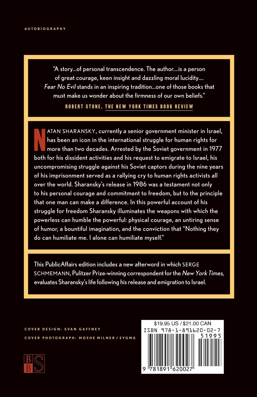 Rückseitencover Fear No Evil