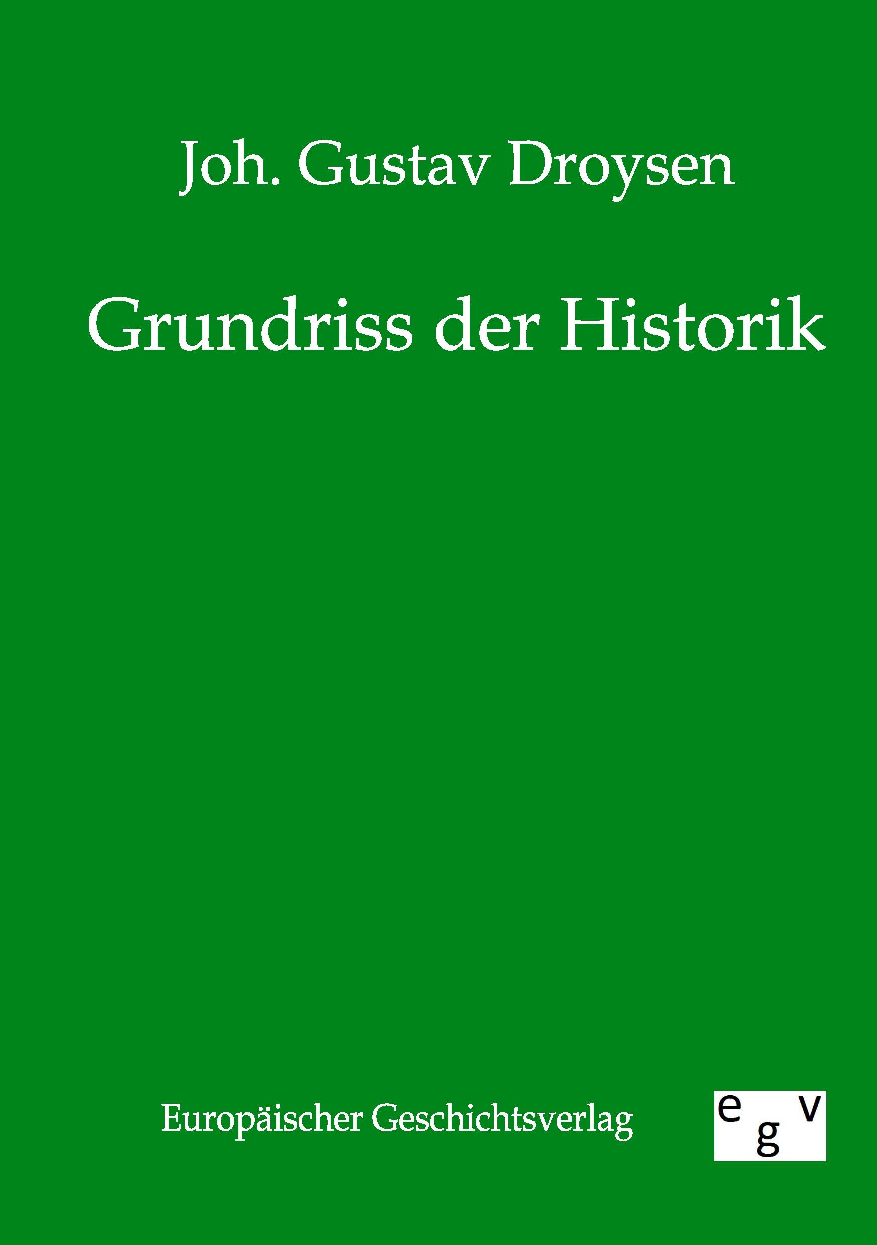 Vorderes Coverbild Grundriss der Historik