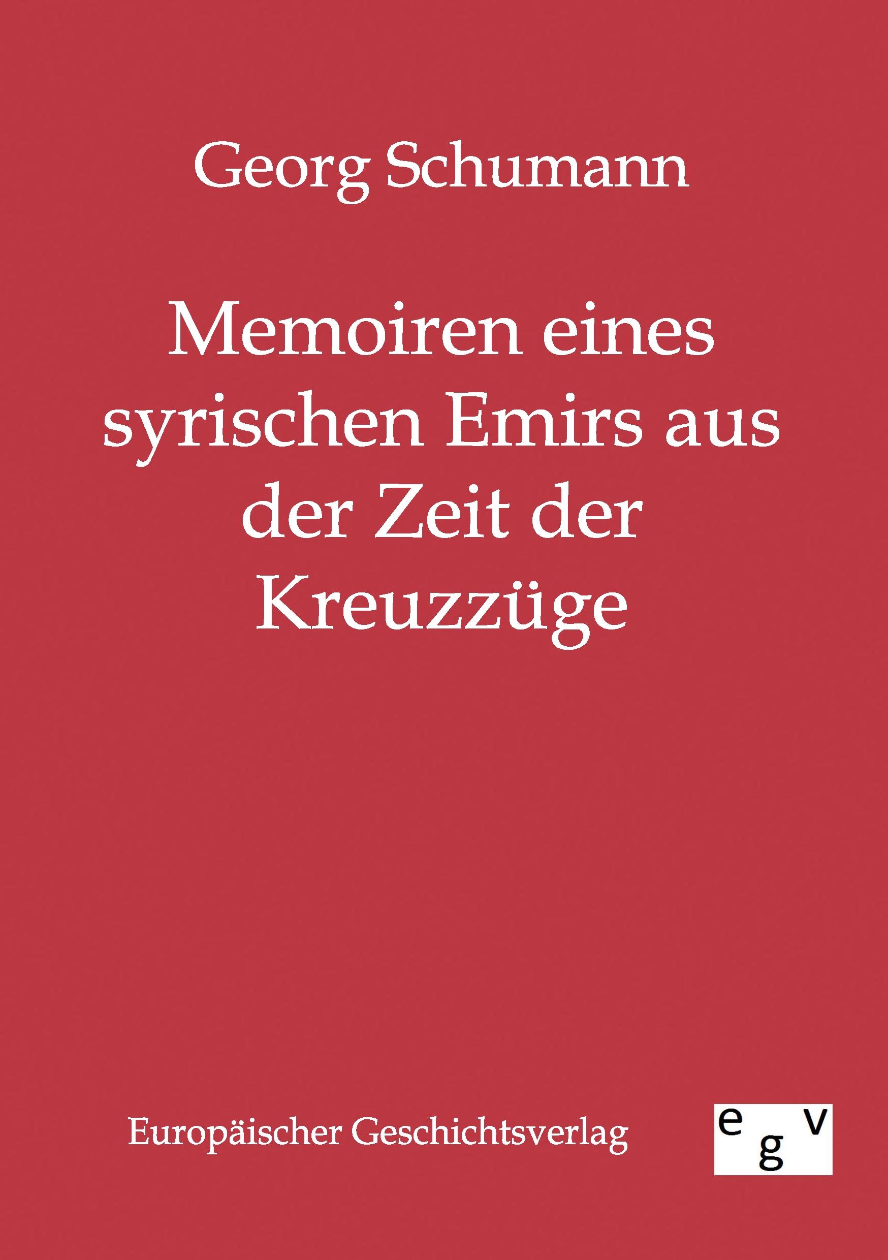 Vorderes Coverbild Memoiren eines syrischen Emirs aus der Zeit der Kreuzzüge