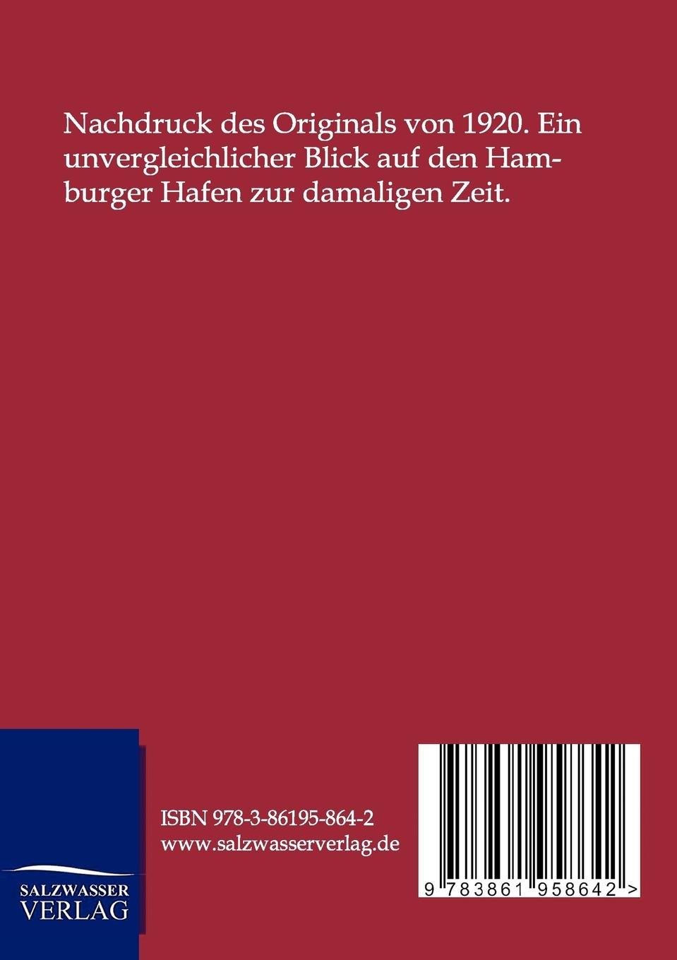 Rückseitencover Hamburgs Hafen