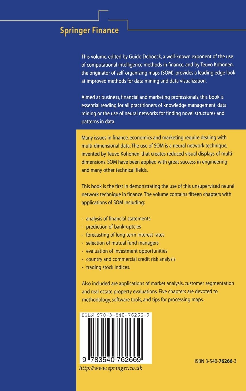 Rückseitencover Visual Explorations in Finance