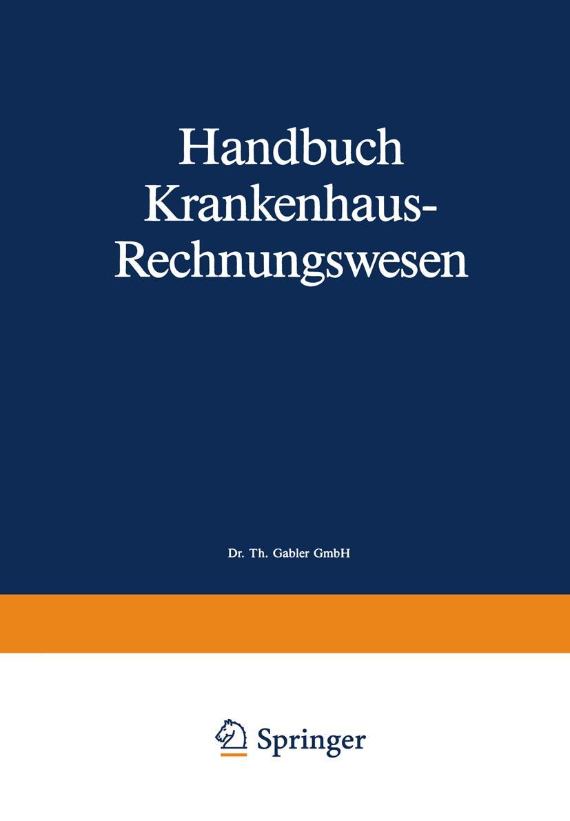 Vorderes Coverbild Handbuch Krankenhaus-Rechnungswesen