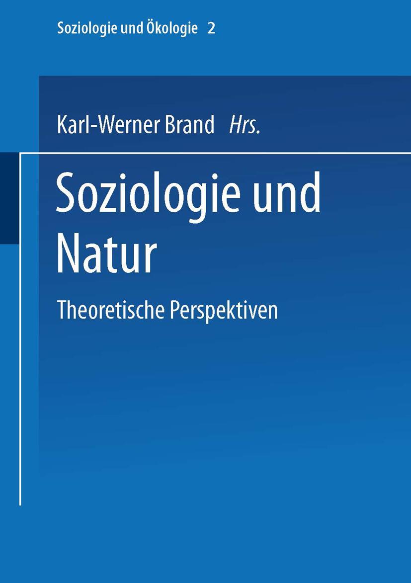 Vorderes Coverbild Soziologie und Natur
