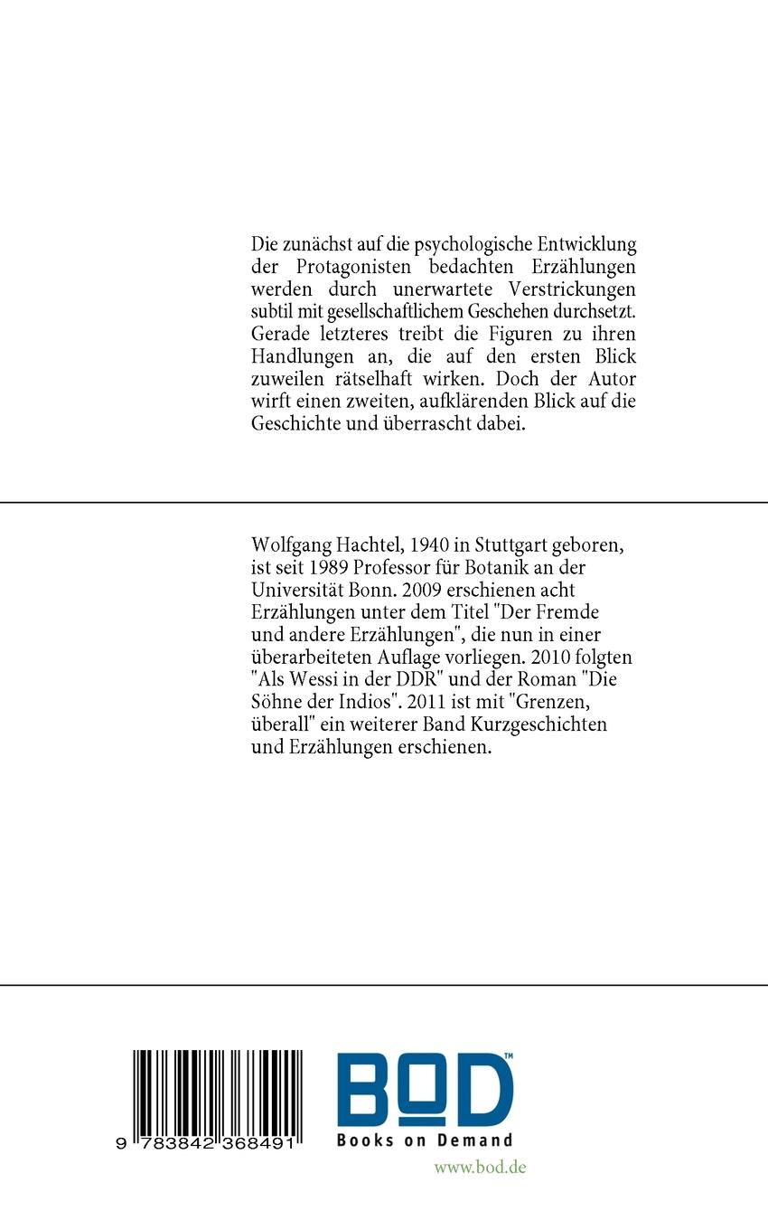 Rückseitencover Der Fremde