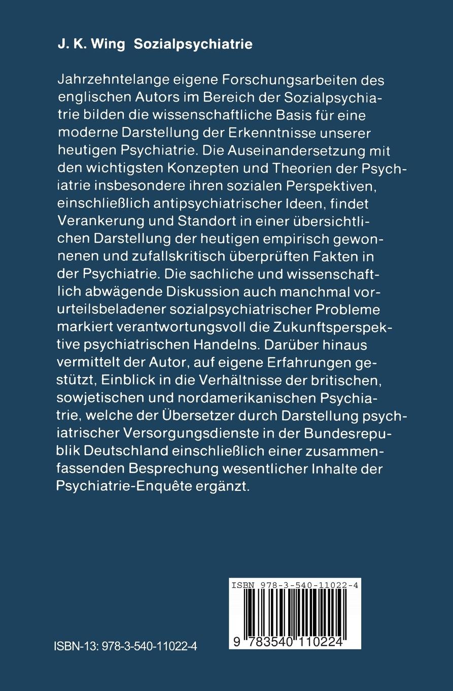 Rückseitencover Sozialpsychiatrie